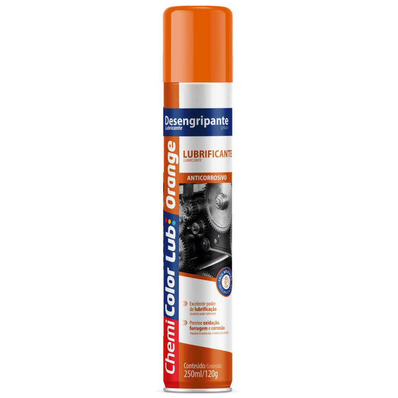 OLEO DESENGRIPANTE/LUBRIFICANTE ORANGE SPRAY 250ML/120G CHEMICOLOR