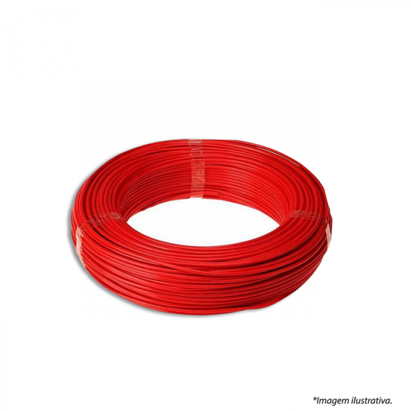 FIO FLEX COND/COPPER/RCM 6,0MM VERMELHO