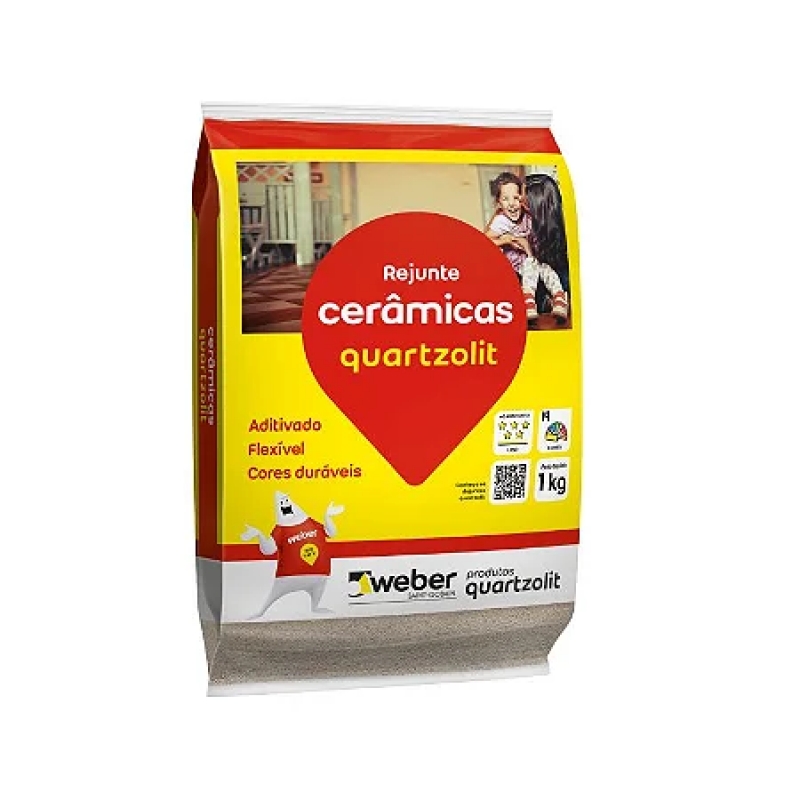 REJUNTE CERAMICAS BRANCO 1KG QUARTZOLIT