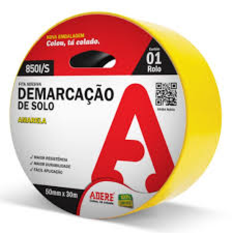 FITA DEMARCACAO 50MMX15M AMARELA BLISTER ADERE