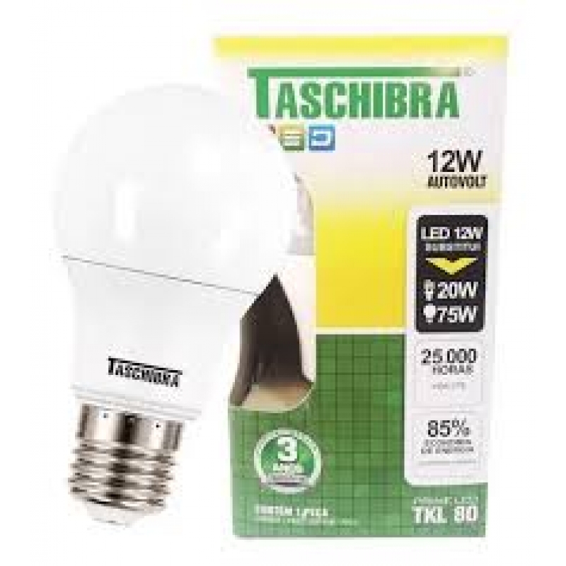 LAMPADA LED E27 12W 3000K BIV - TASCHIBRA