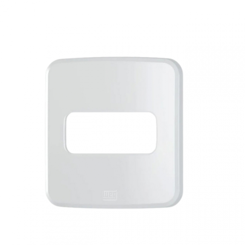 PLACA DE EMBUTIR MOVEIS 1 POSICAO BRANCO COMPOSE - WEG