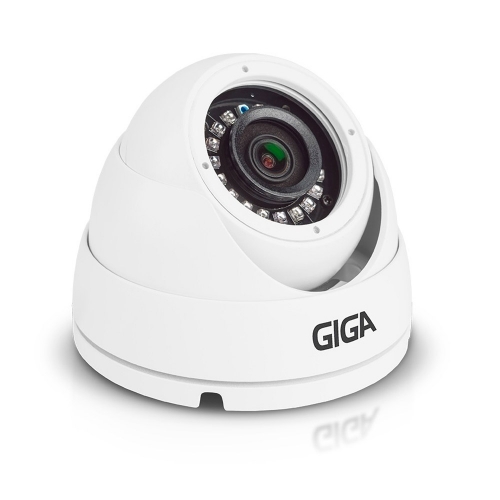 CAMERA IP DOME METAL POE 2MP GIGA