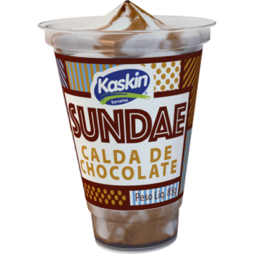 Sorvete Kaskin Sundae Chocolate 85g