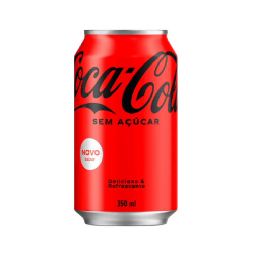 Refrigerante Coca-Cola Sem Açucar Lata 350ml