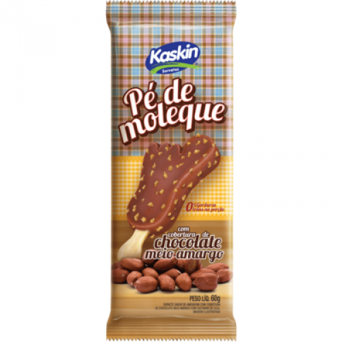 Sorvete Kaskin Pé de Moleke Chocolate 60g