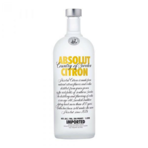 Vodka Absolut Citron 1L