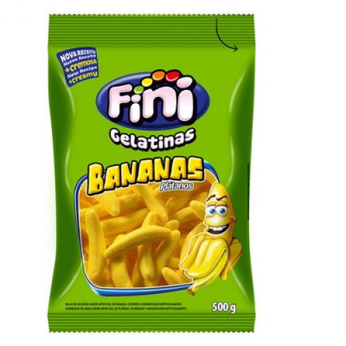 Bala de Gelatina Fini Bananas 90g