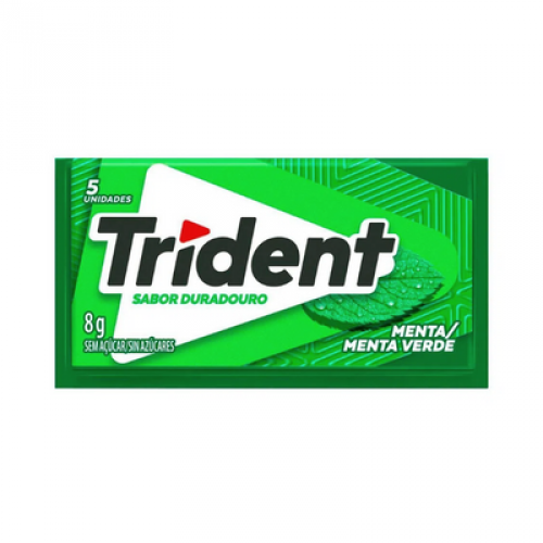 Chiclete Trident Menta/Menta Verde 8g