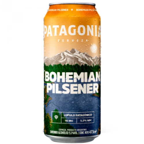 Cerveja Patagonia Bohemian Pilsener Lata 473ml