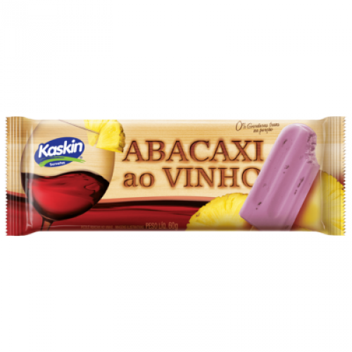 Sorvete Kaskin Abacaxi ao Vinho 60g