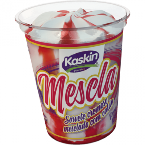 Sorvete Kaskin Mescla Morango 180g