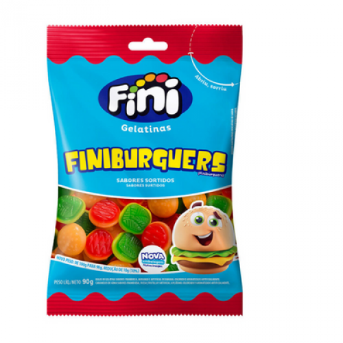 Bala de Gelatina Fini Finiburguers 90g