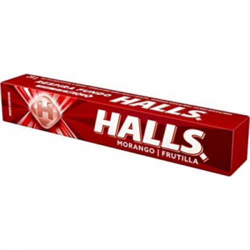 Bala Halls Morango 27,5g