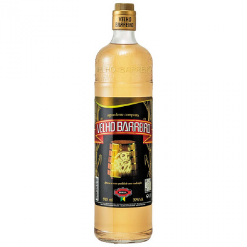 Cachaça Velho Barreiro Gold 910ml