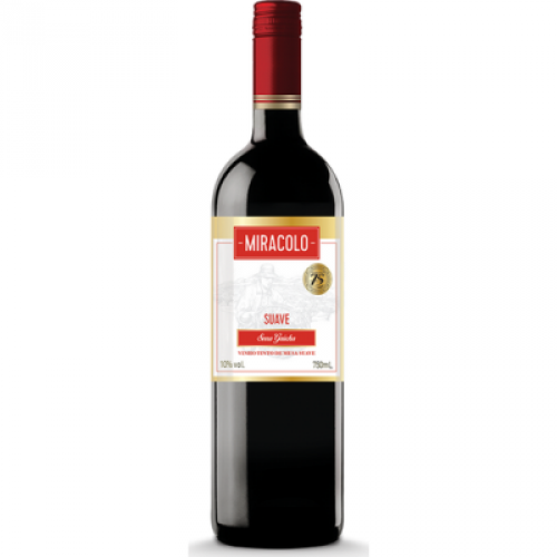 Vinho Miracolo Tinto Suave 750ml