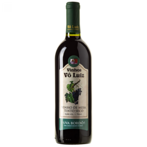 Vinho Vô Luiz Tinto Seco 750ml