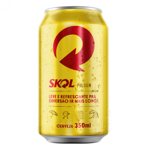 Cerveja Skol Lata 350ml c/12