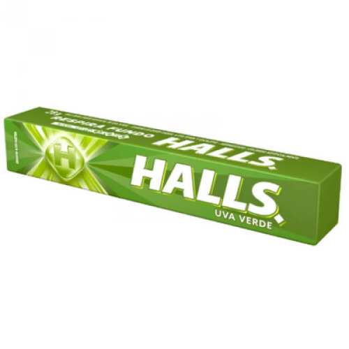 Bala Halls Uva Verde 27,5g