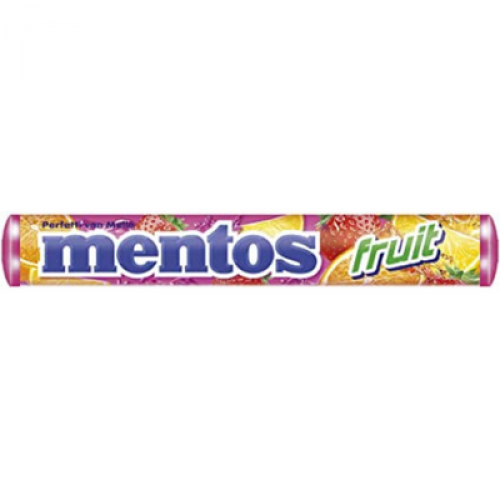 Bala Mentos Fruit 37,5g