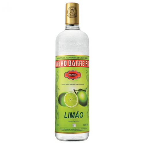 Cachaça Velho Barreiro Limão 910ml