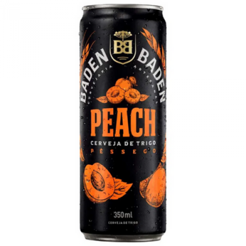 Cerveja Baden Peach Lata 350ml