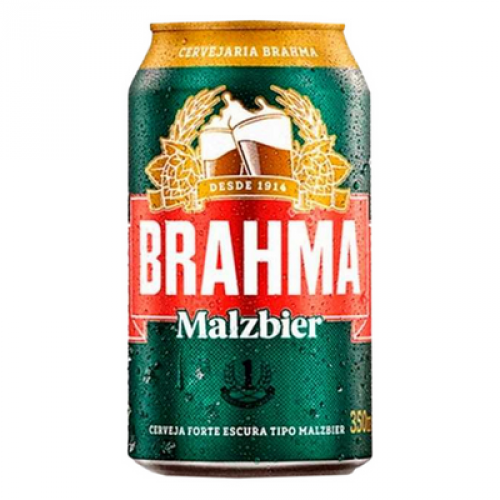 Cerveja Brahma Malzbier Lata 350ml c/12