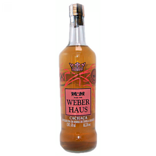 Cachaça Weber Haus Canela Sassafrás 700ml