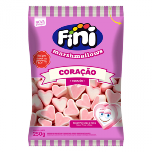 Marshmallow Fini Coração 80g