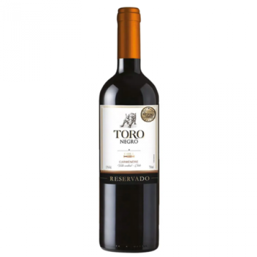 Vinho Toro Negro Carmenere Tinto Meio Seco 750ml