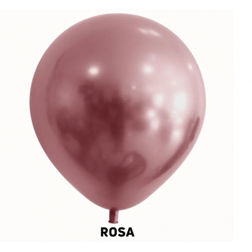 BALAO 9 ROSA CROMADO C25 UN JOY