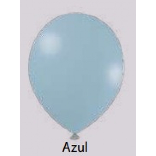 BALAO 9 AZUL CANDY RETRO C/25 UN