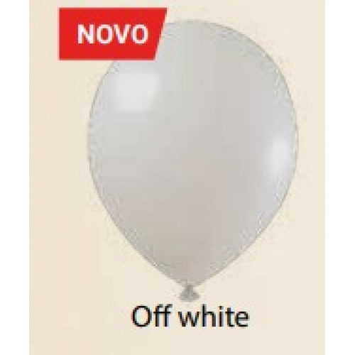 BALAO 9 METALIZADO OFF WHITE C/50 UN