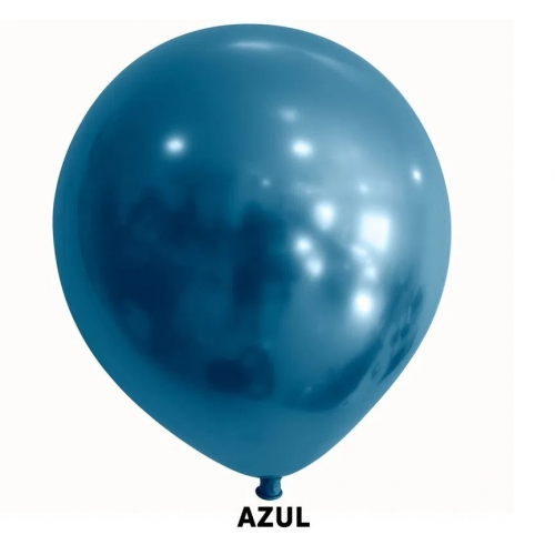 BALAO 9 AZUL CROMADO C25 UN JOY