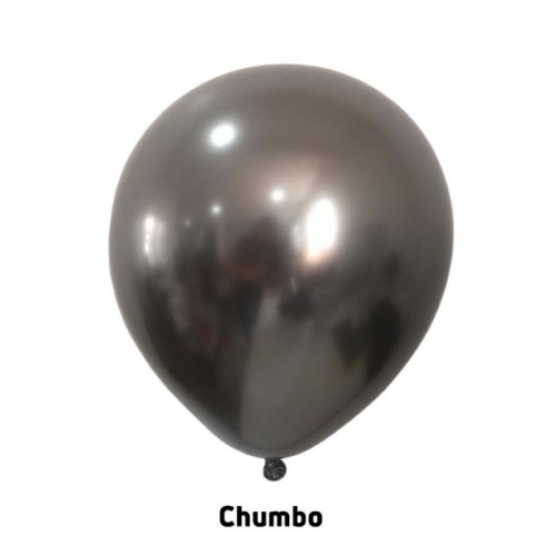 BALAO 9 PRETO CHUMBO CROMADO C25 UN