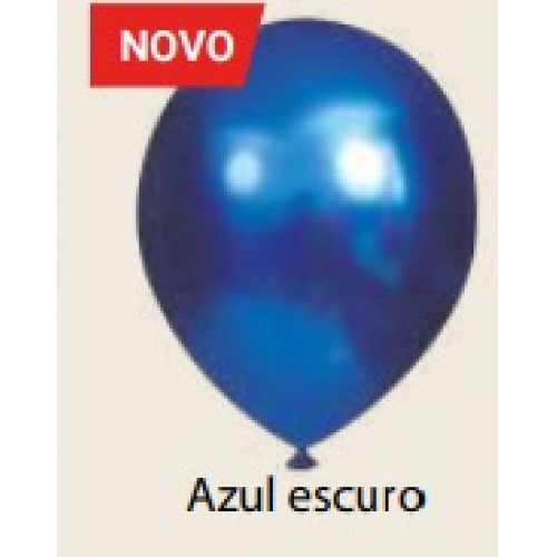 BALAO 9 AZUL ESCURO CROMADO C25 UN JOY