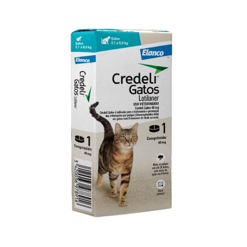 ANTI PULGA CREDELI GATOS 48 MG 1 COMPRIMIDO