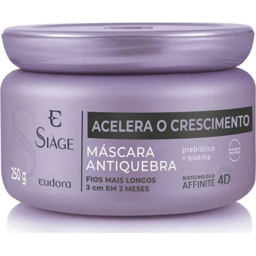 MASCARA ANTIQUEDA ACELERA O CRESCIMENTO EUDORA 250G