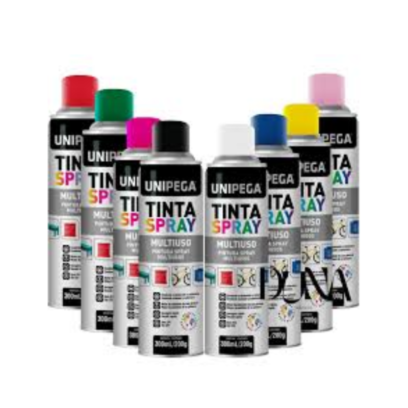 TINTA SPRAY MULTIUSO ROSA PINK 300ML/200GR UNIPEGA