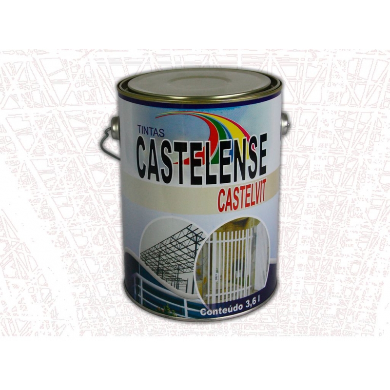 FUNDO GALVANIZADO CASTELVIT BRANCO FOSCO 3,6L CASTELENSE