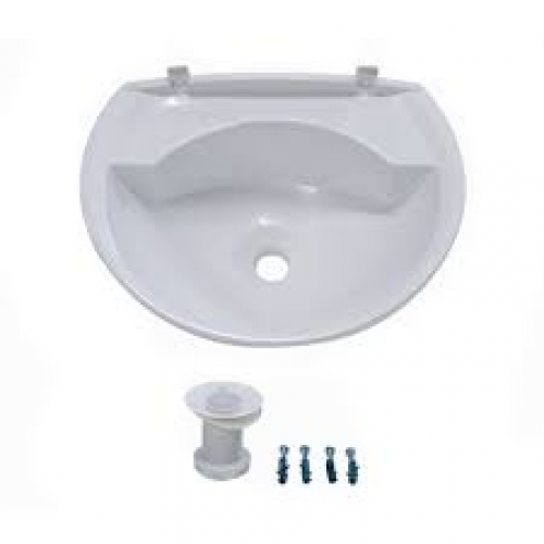 LAVATORIO PLASTICO 36X28CM 3,8L BRANCO ASTRA