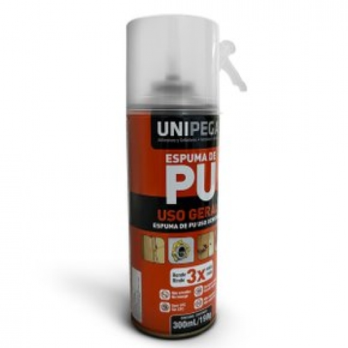 ESPUMA DE POLIURETANO USO GERAL 300ML/190GR UNIPEGA