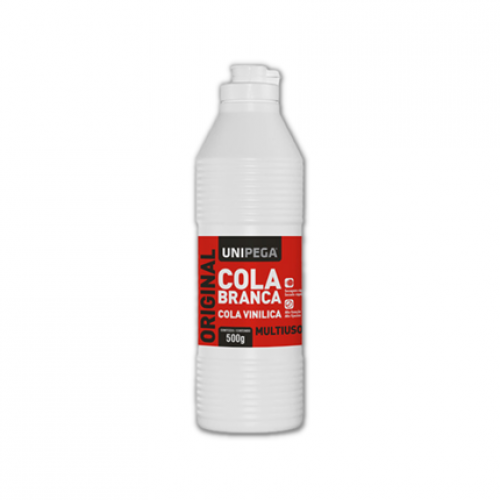 COLA BRANCA ORIGINAL FRASCO 500GR UNIPEGA