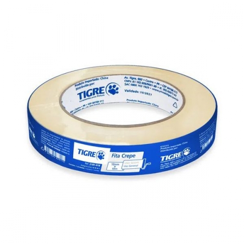 FITA CREPE 18MMX50M TIGRE