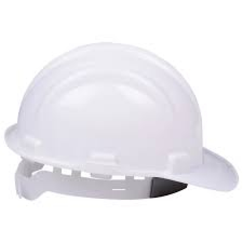 CAPACETE CONSTRUÇÃO COM CARNEIRA BRANCO WORKER