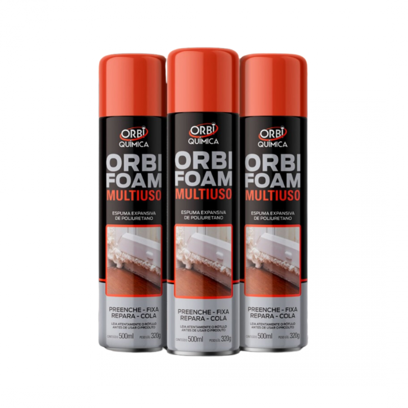 ESPUMA EXPANSIVA ORBIFOAM MULTIUSO 320GR X 500ML ORBI