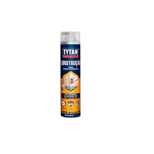 ESPUMA POLIURETANO CONSTRUÇÂO 500ML/340GR TYTAN