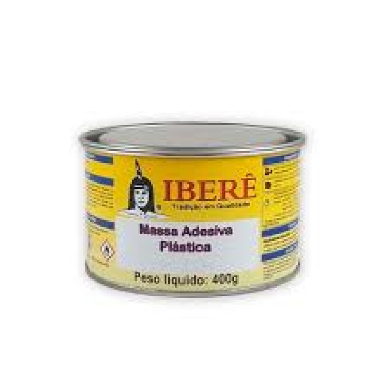 MASSA PLASTICA CINZA 400GR - IBERE