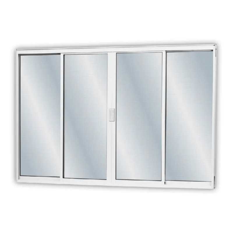 JANELA ALUMINIO DE CORRER 4 FOLHAS BRANCO 100X120 E.L.S