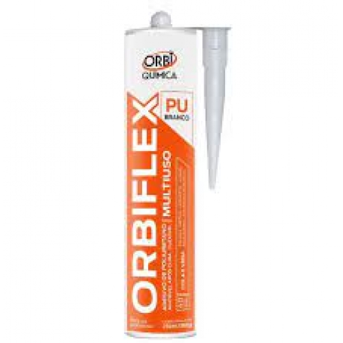 SILICONE USO GERAL PU BRANCO 380GR ORBI